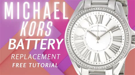 batterie michael kors uhr batterie|michael kors battery replacement.